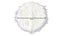 Fluffy Photo Prop - White Round