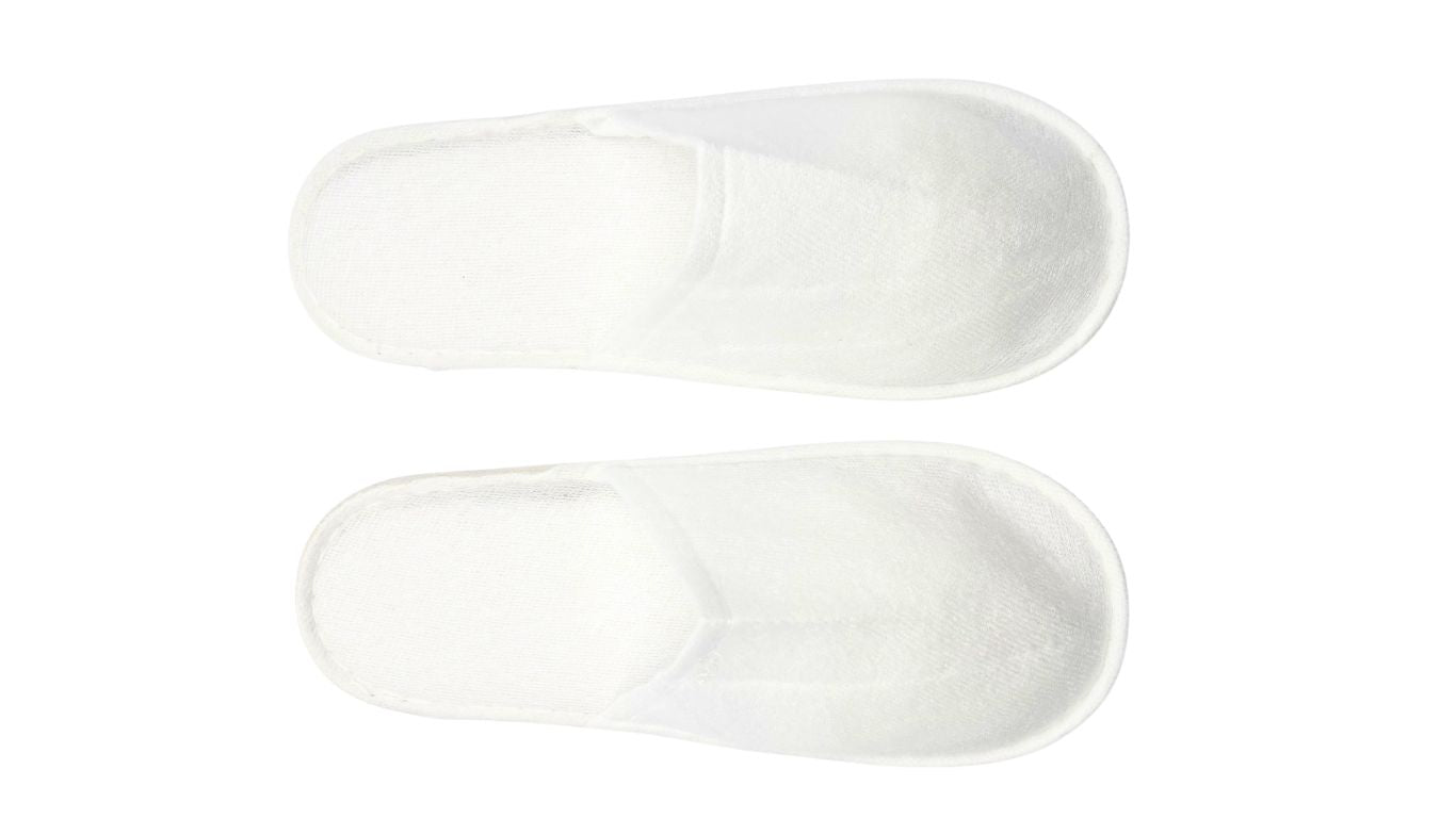 Woven Closed Toe Slippers (6 pairs)