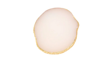 White Resin Display (gold border)