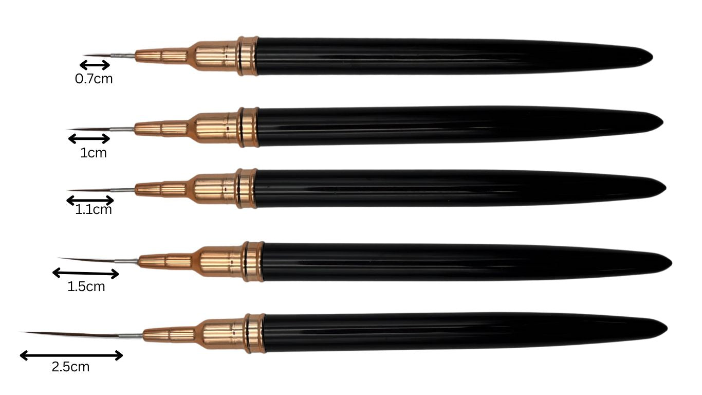 Nail Art Brush Set 5pc