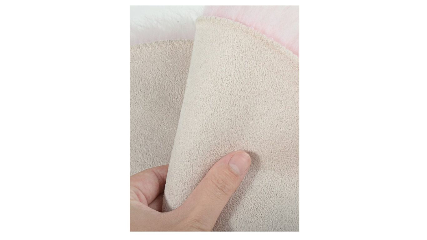 Fluffy Photo Prop - Pink Round