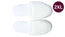 Deluxe Fleece Slippers - Closed Toe (1 pair)