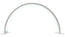 Semi-circle Desktop Lamp White