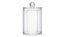 Perspex Round Cotton Pad Holder with Lid (small)