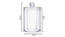 Perspex Round Cotton Pad Holder with Lid (small)