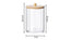 Perspex Round Cotton Pad Holder with Bamboo Lid (small)