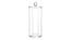 Perspex Round Cotton Pad Holder with Lid (large)