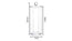 Perspex Round Cotton Pad Holder with Lid (large)