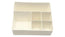 Off-white Plastic Tiered Cosmetic Holder (6 compartments)