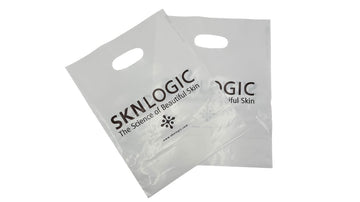 SKNLOGIC Retail Bags White Plastic