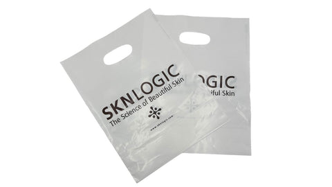 SKNLOGIC Retail Bags White Plastic
