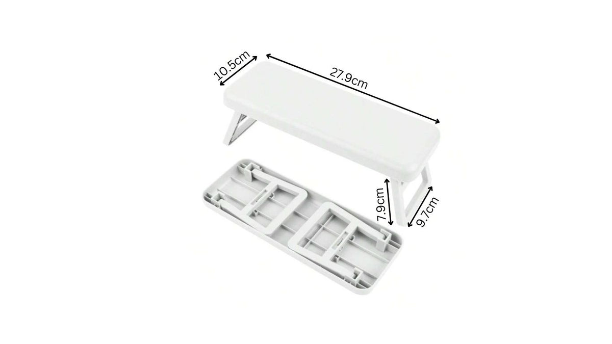 Foldable Plastic Arm Rest - White