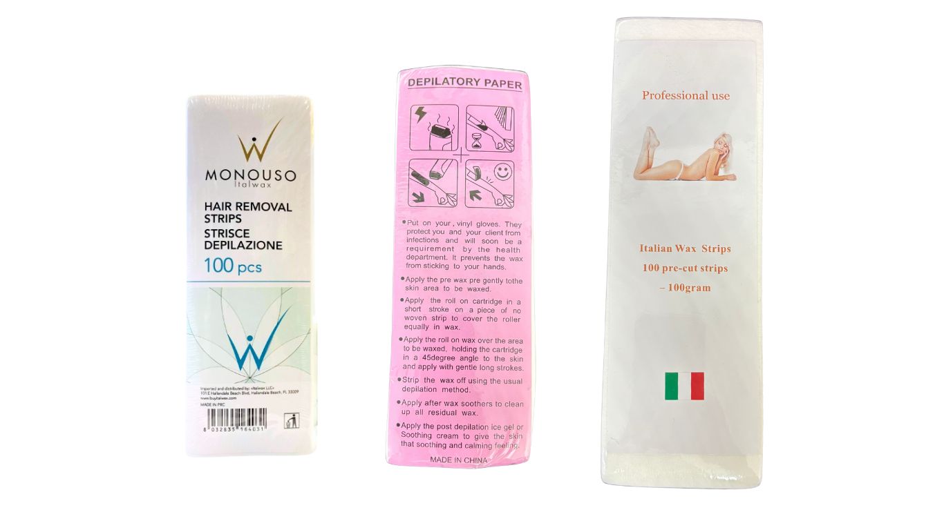 Pre-Cut Waxing Strips (100's)