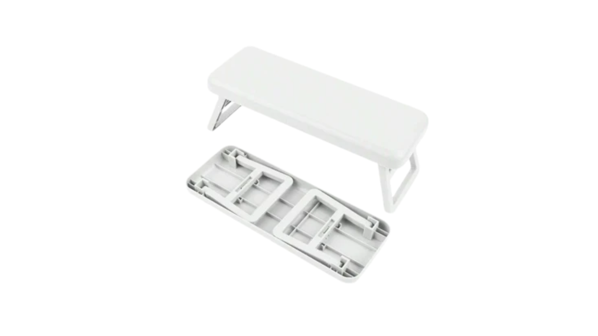 Foldable Plastic Arm Rest - White