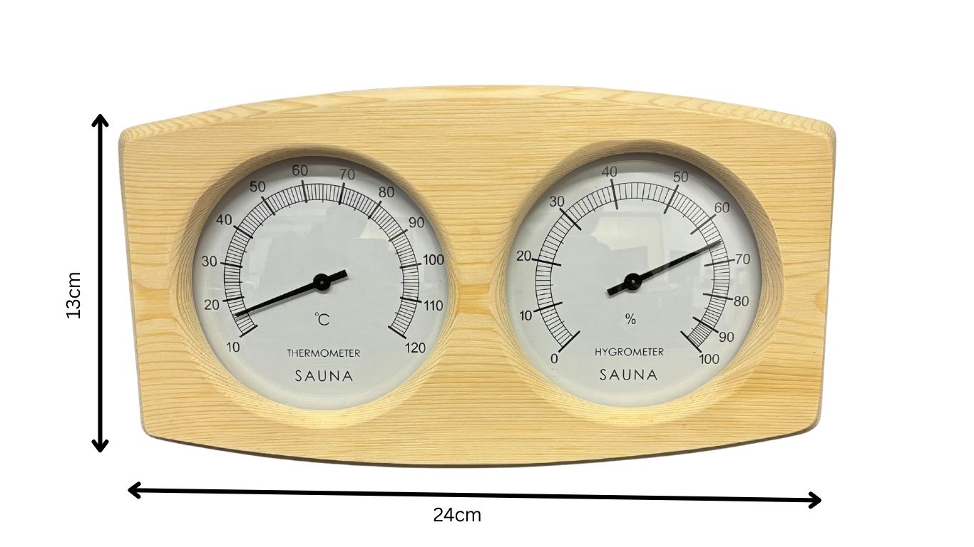 Sauna Thermometer & Hygrometer