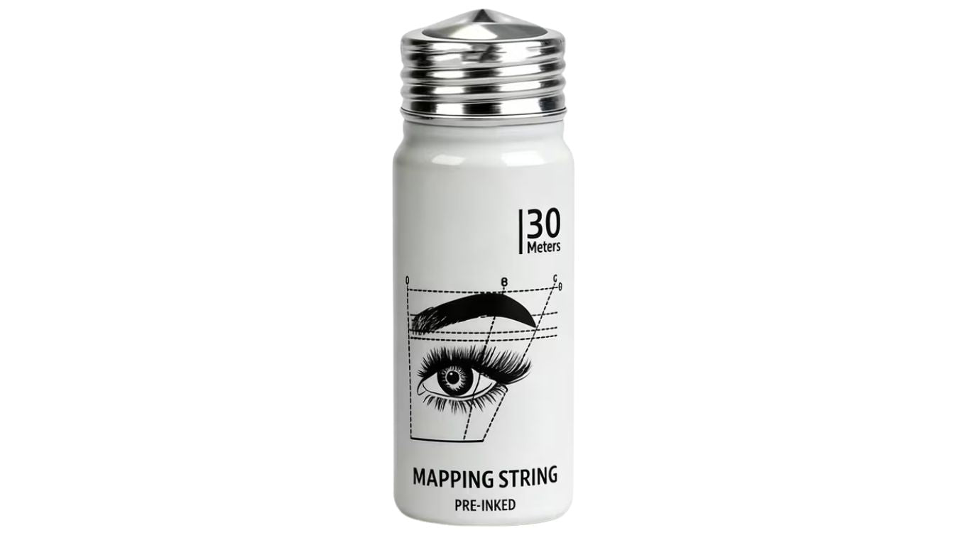 Pre-inked mapping string in tube