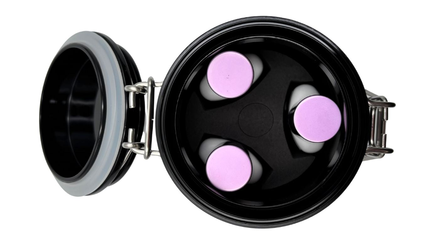 Eyelash Glue Storage Container Black