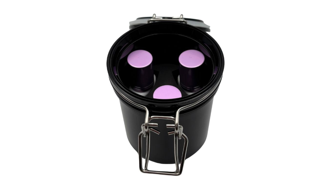 Eyelash Glue Storage Container Black