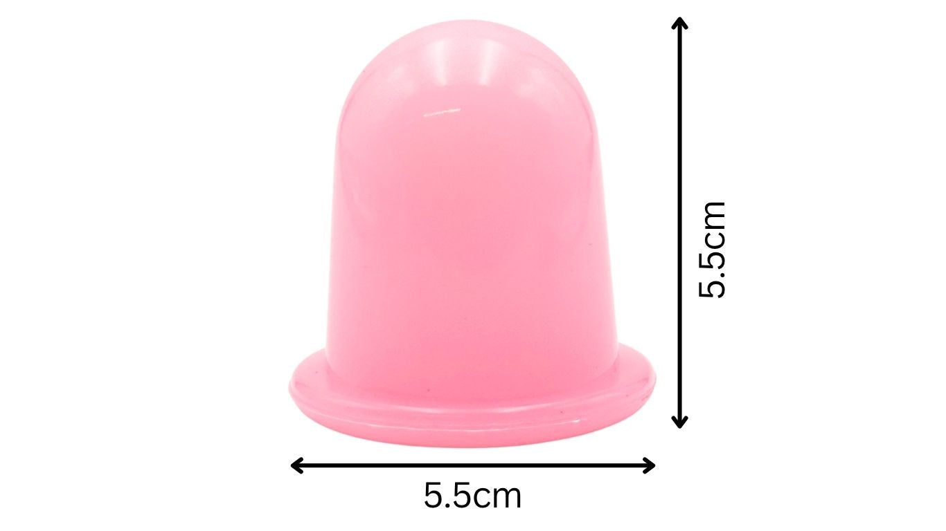 Silicone Cup for Body Cupping - Pink