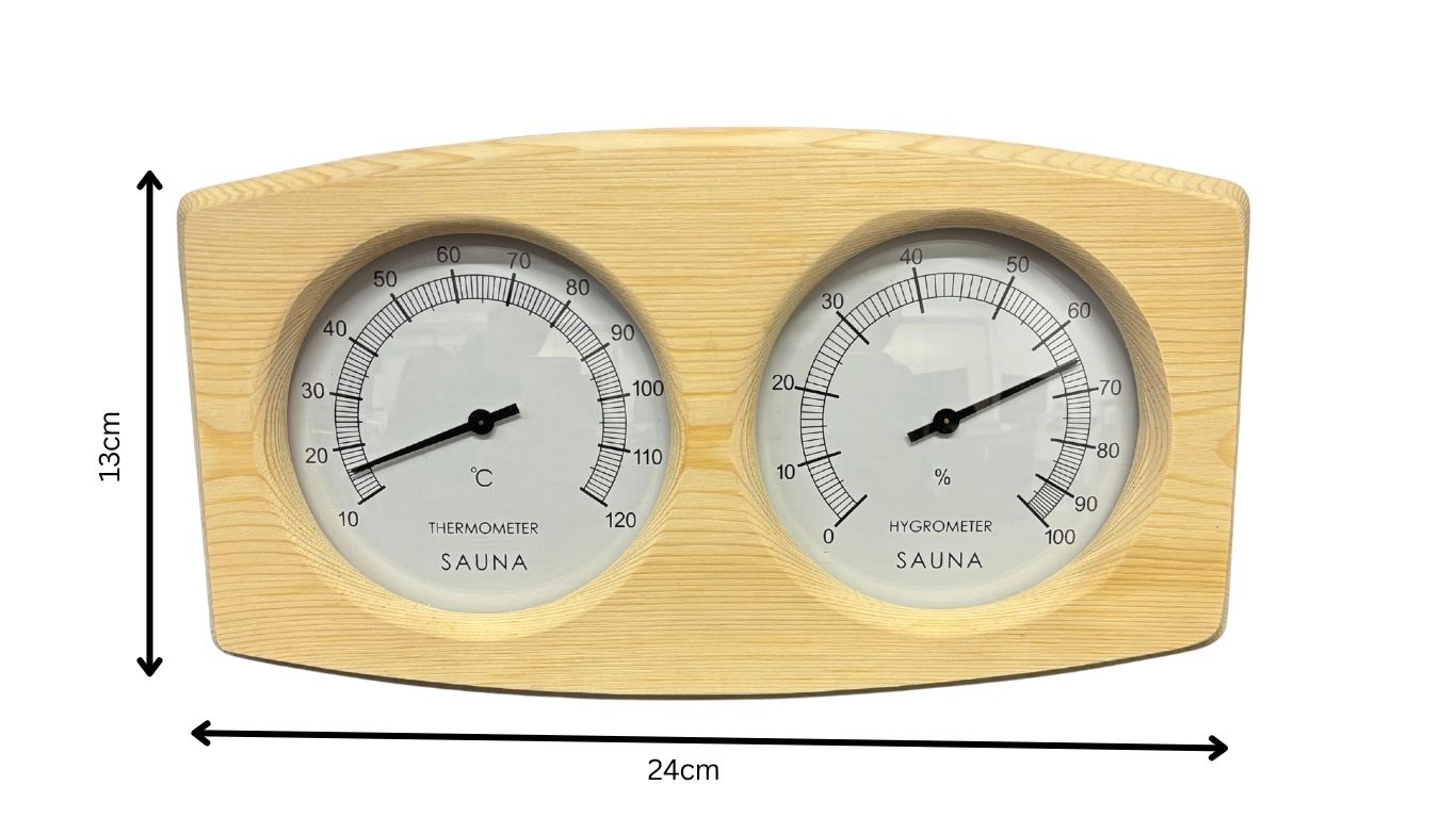 Sauna Thermometer & Hygrometer