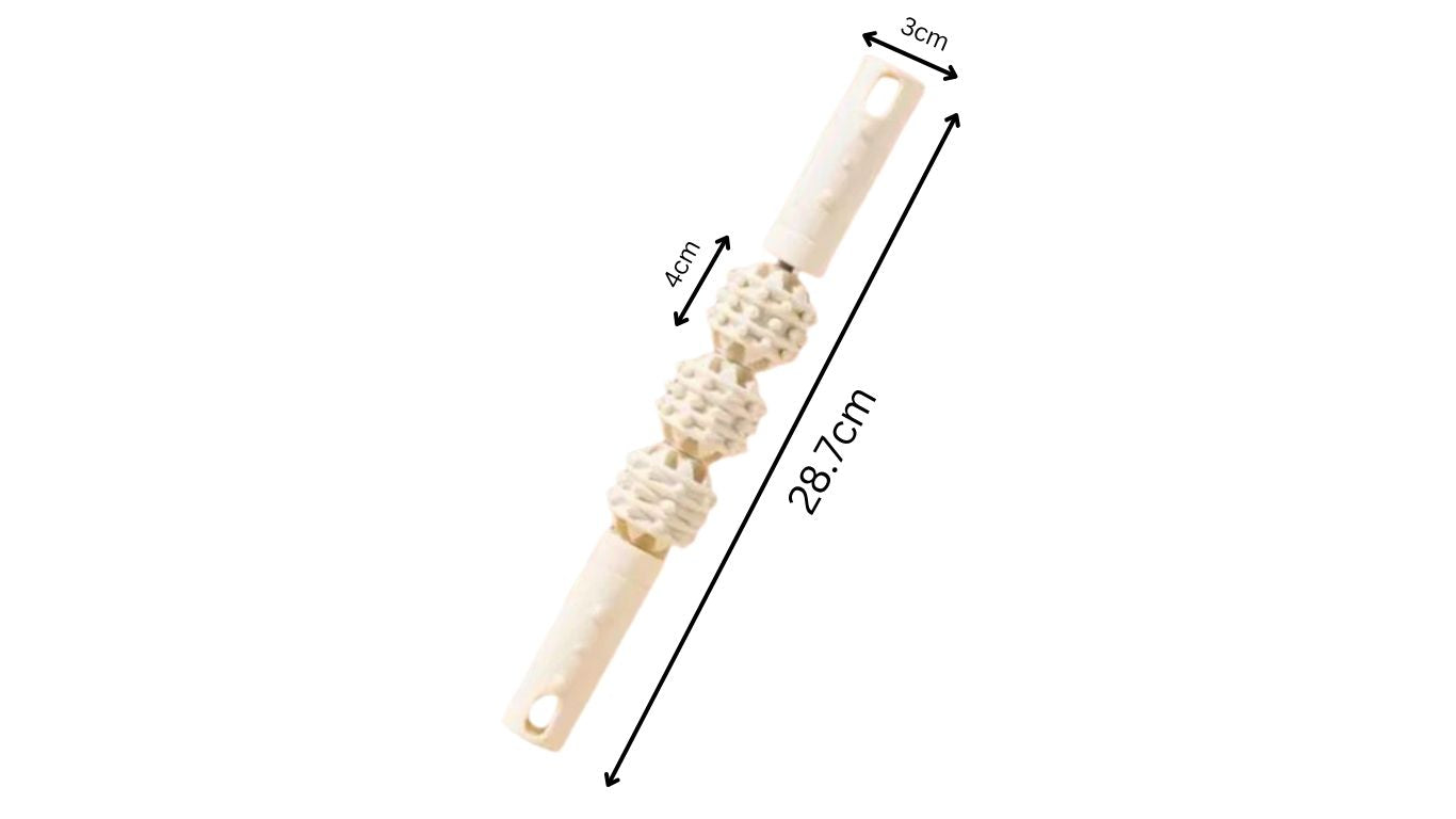 Massage Roller Stick Plastic (cream)