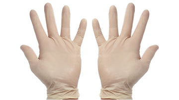 Latex Gloves Powder free 100's