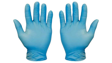 Blue Nitrile Gloves 100's