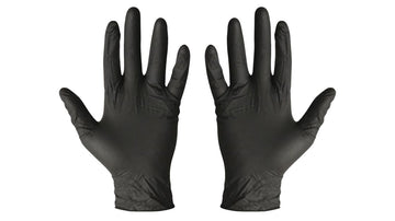 Black Nitrile Gloves 100's