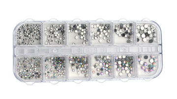 3D Rhinestones for Nail Art - Silver