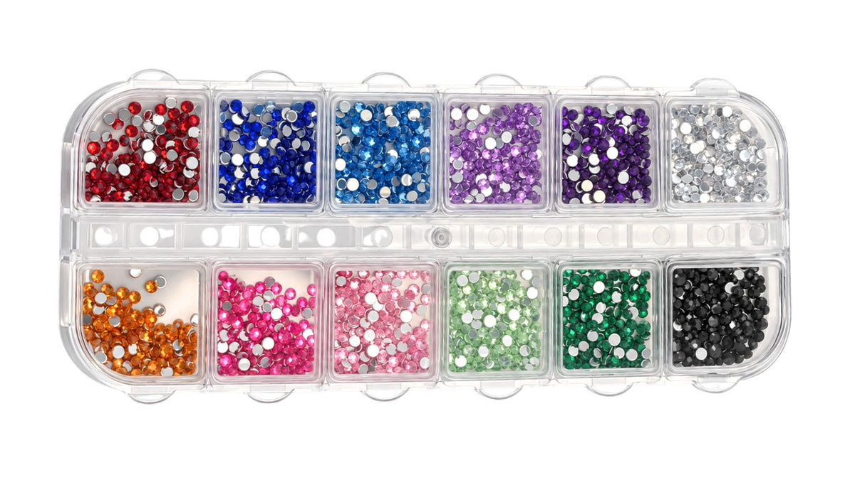 3D Rhinestones for Nail Art - Colours