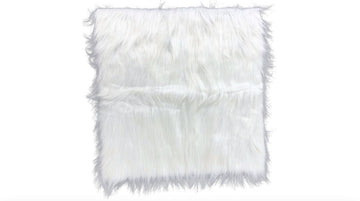 Fluffy Photo Prop - White Square