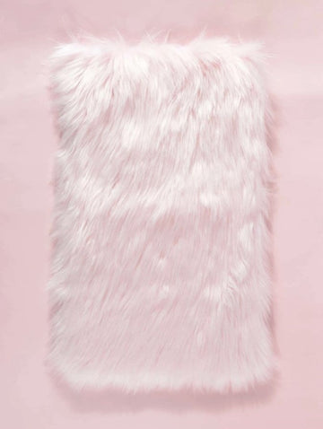 Fluffy Photo Prop - Pink Rectangular