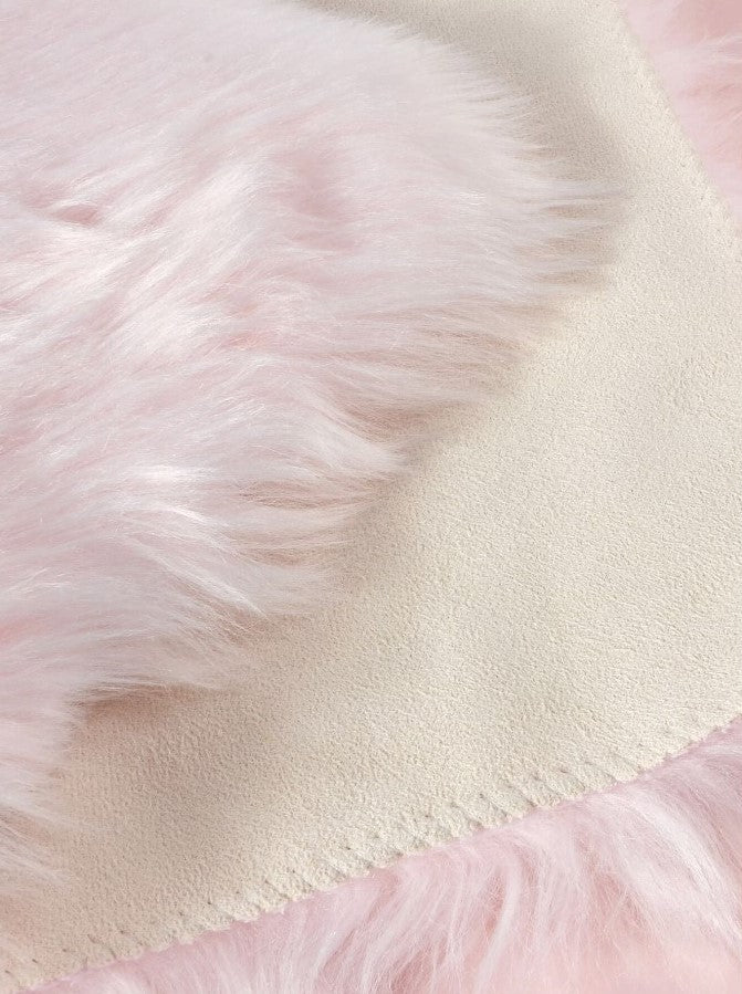 Fluffy Photo Prop - Pink Rectangular