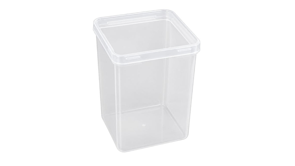 Plastic Nail Wipe Container (empty) 1 compartment