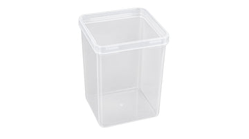 Plastic Nail Wipe Container (empty) 1 compartment