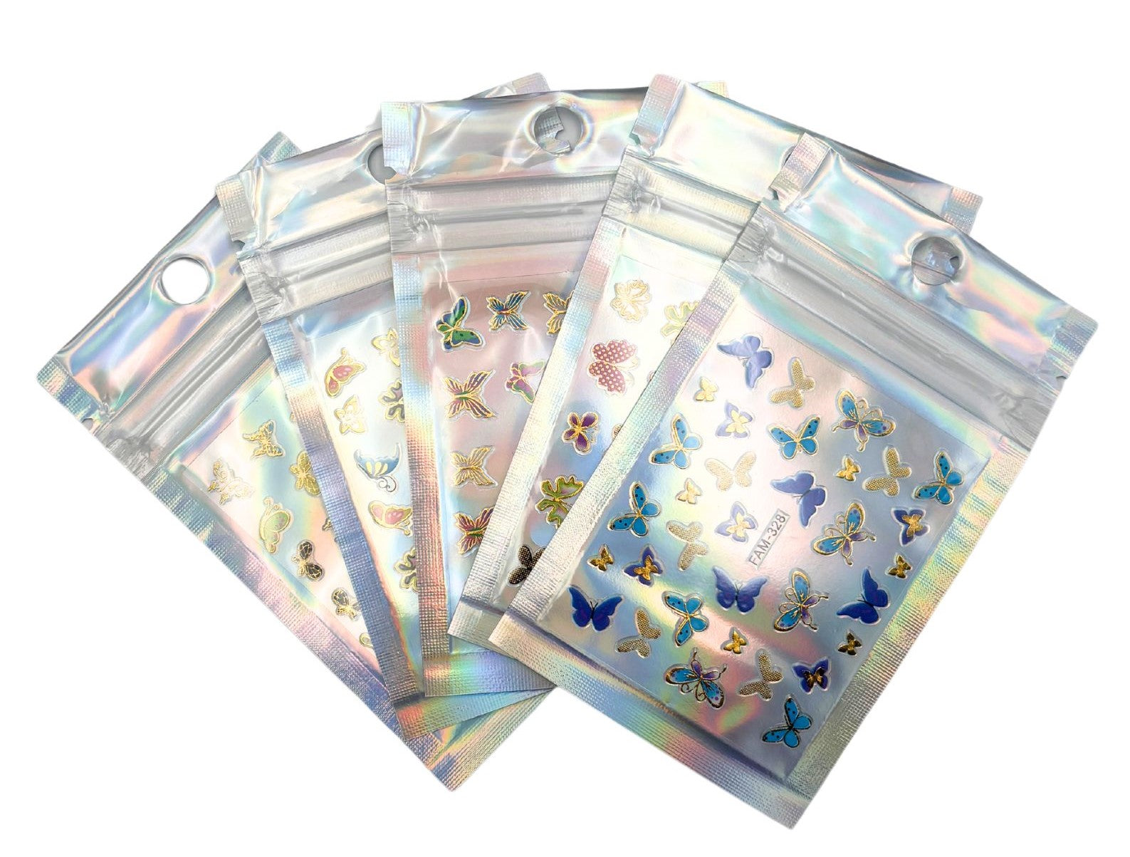 Nail Art Stickers - Butterflies (random) – Logica Beauty Supplies