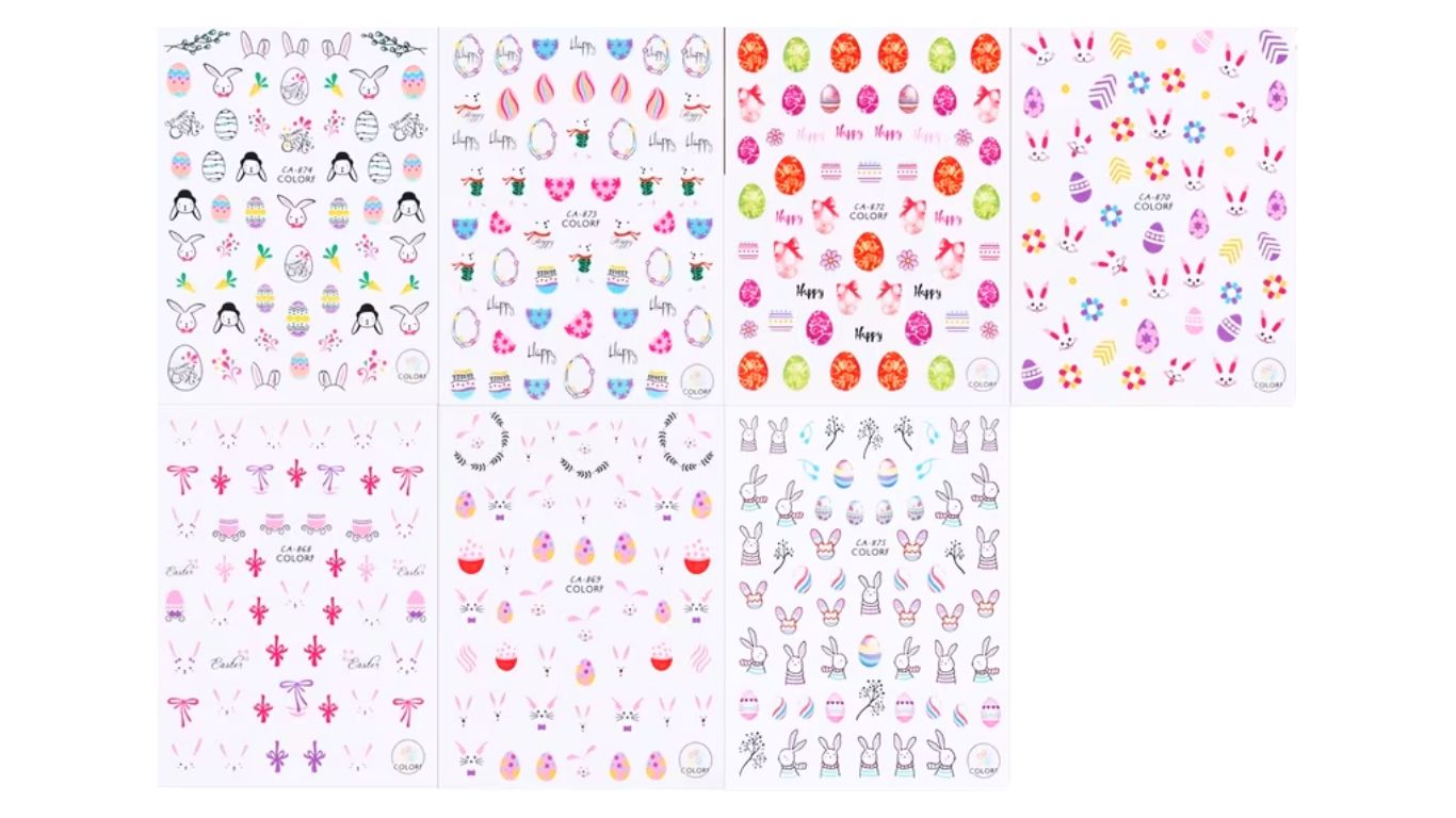 Nail Art Stickers - Easter (random)