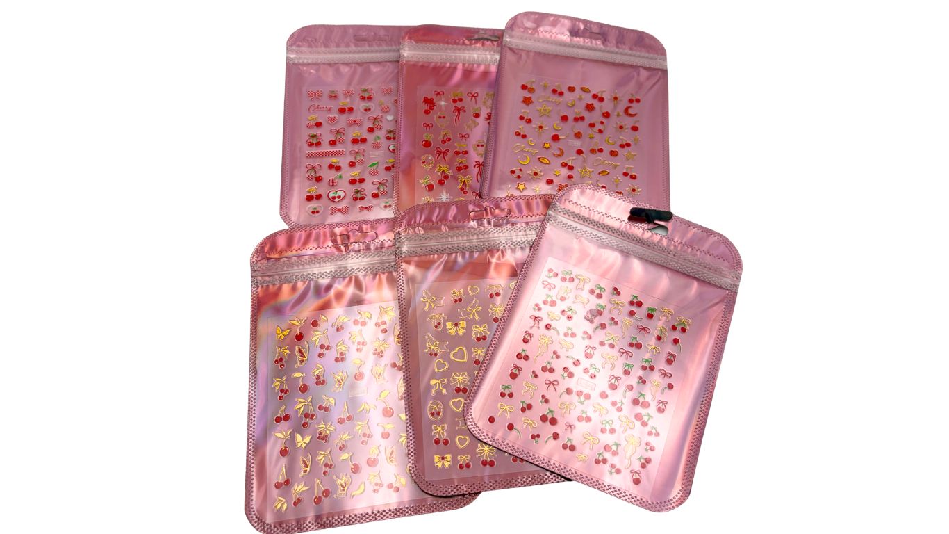 Nail Art Stickers - Cherries (random)