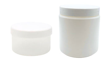 Plastic Tubs White with Lid