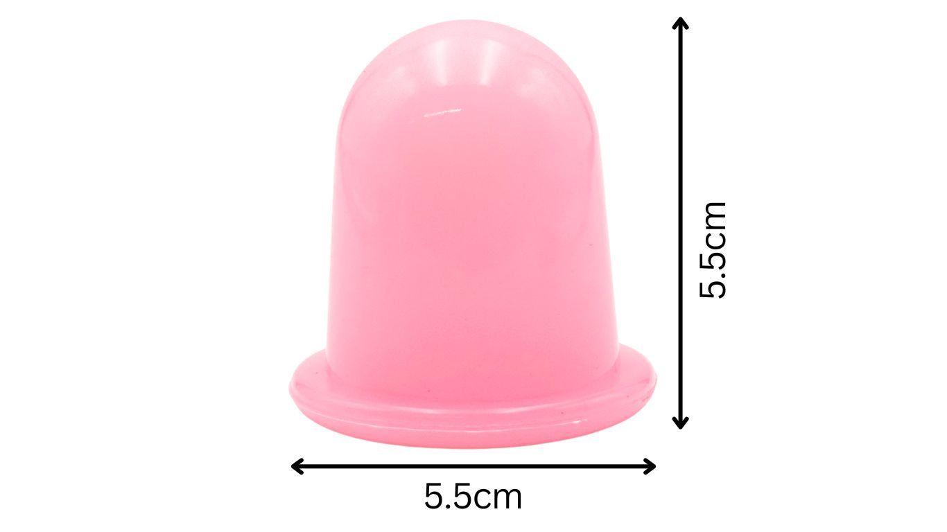 Silicone Cup for Body Cupping - Pink