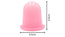 Silicone Cup for Body Cupping - Pink