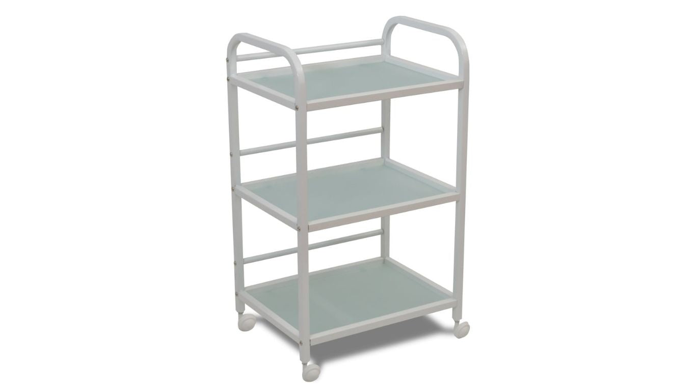Glass Metal Trolley