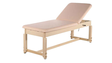 Adjustable Beech Wood Wooden Massage Bed
