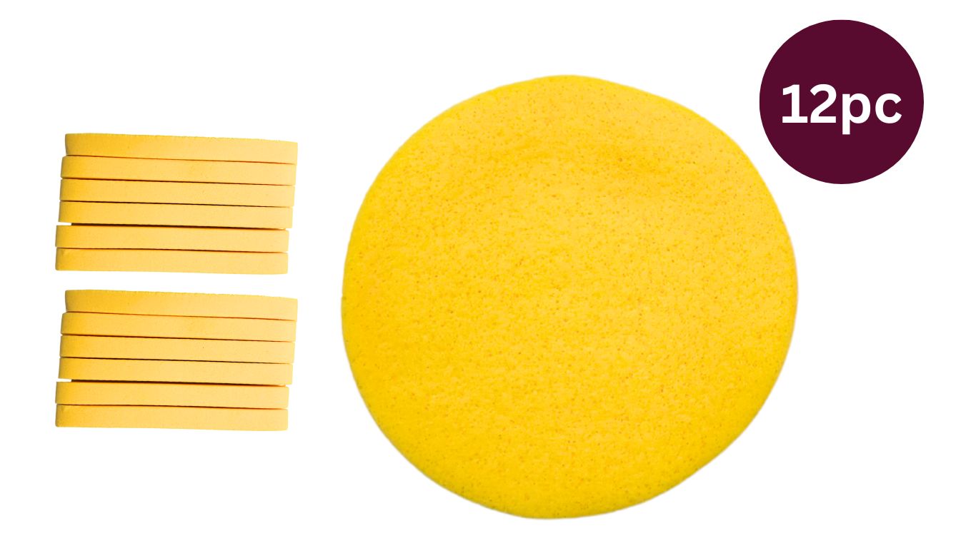 Facial Sponges Compressed
