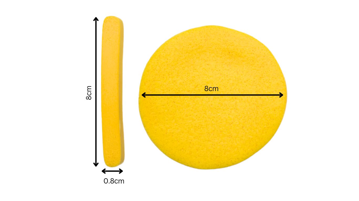 Facial Sponges Compressed