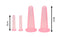 Silicone Cups for Facial Cupping - Pink 4's