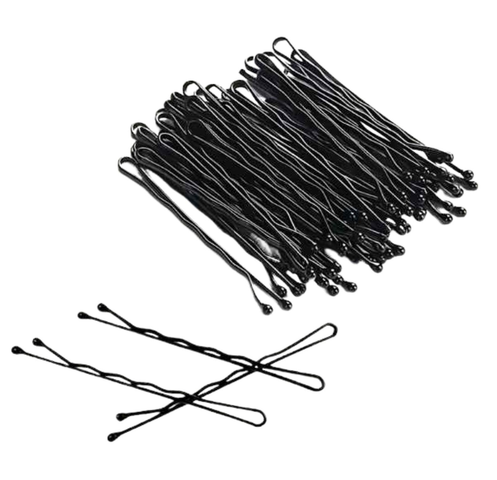 Regular Hair Grips - Black (50's)