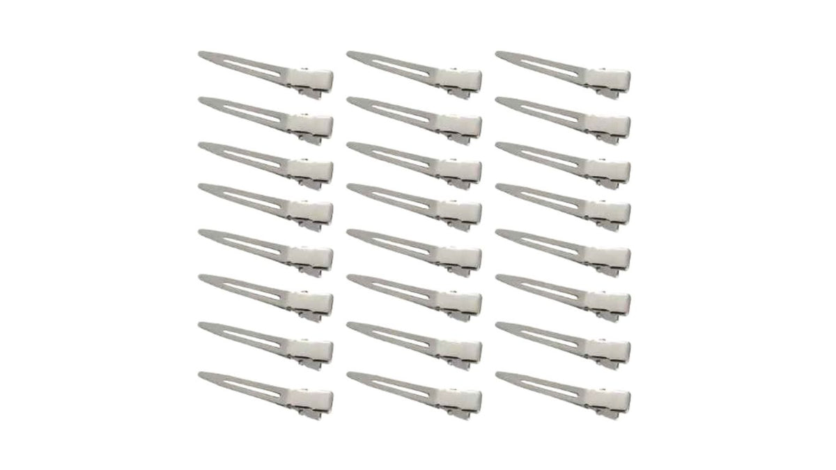 Pin Curl Clips - Single Prong Stainless Steel (12's)