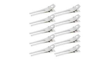 Pin Curl Clips - Double Prong Stainless Steel (50's)