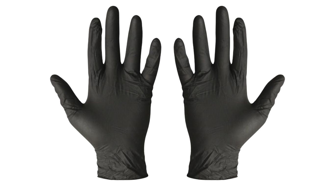 Black VYNitrile Gloves 100's